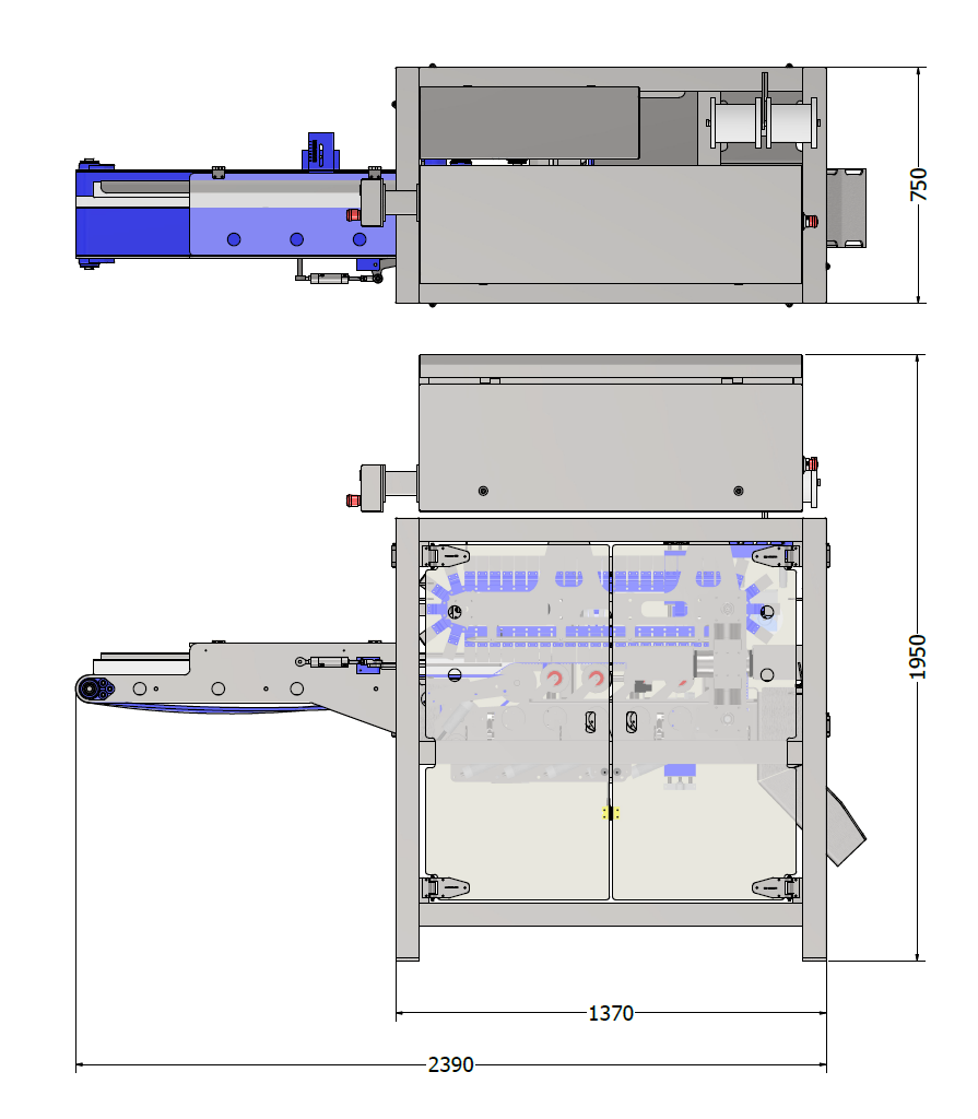 machine dimensions